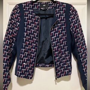Navy Tweed blazer